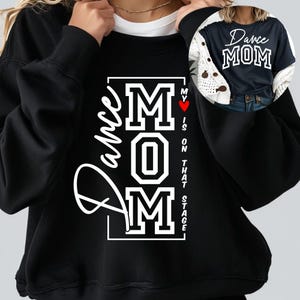 Mi corazón está en ese escenario SVG, PNG, archivos para Cricut y sublimación, Mamá bailarina Svg, Camiseta de mamá bailarina, Vida de baile Svg, Mamá niña Svg, Baile