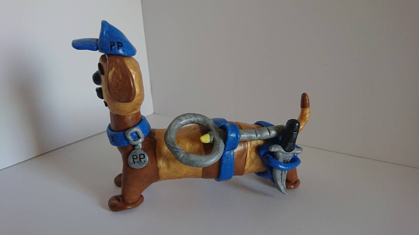 Polymer Clay Sausage Dog. D.C.I. Snozz the Snausage dog Snozz Etsy