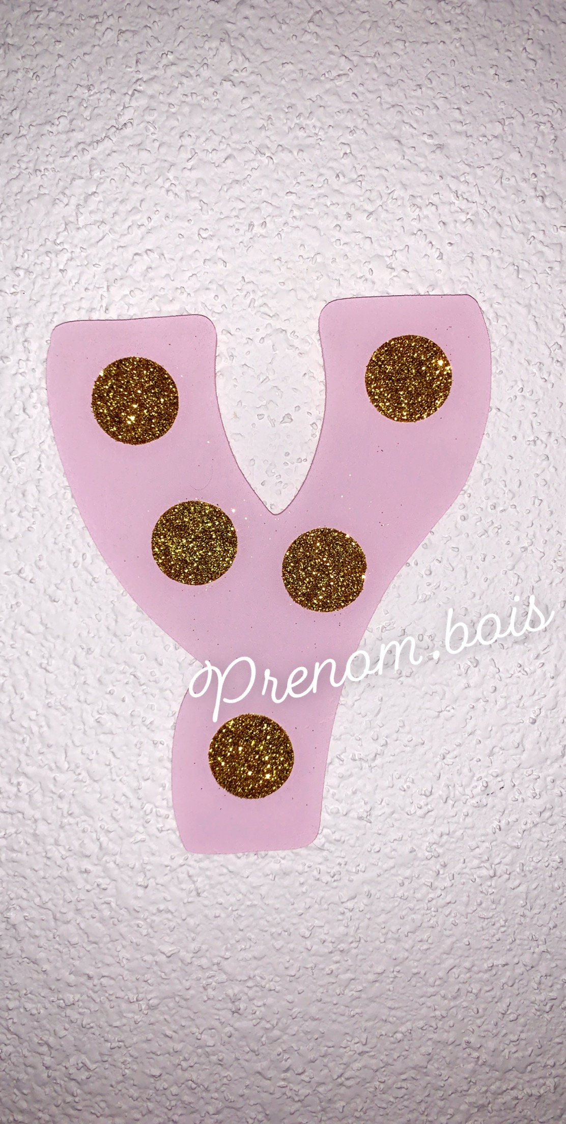 Lettre en Bois Prénom Personnalisable Chambre Enfant et Bébé