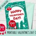Printable Valentine's Day Card for Boys Valentine's Day for Kids ...