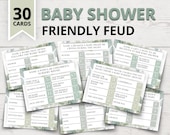 Nature Baby Shower Friendly Feud Game | Baby Shower Family Feud Style Game | Baby Shower Feud | Baby Shower Games | Funny Baby Party Games