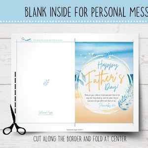Printable Father's Day Card | Christian Father's Day Card | Gifts for ...