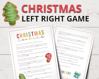 Storia di Natale Sinistra Destra / Gioco Passa il Regalo di Natale / Gioco Scambio di Regali di Natale / Storia dei Biscotti di Natale / Giochi della Festa di Natale