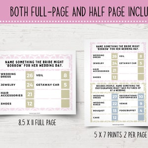 Bridal Shower Friendly Feud Game | Bridal Shower Family Party Game | Bridal Shower Feud | Wedding Friendly Feud | Bridal Shower Games image 2