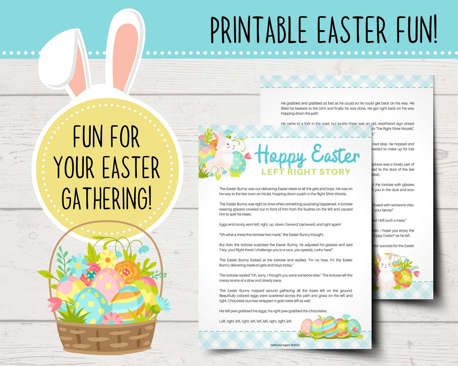 Printable Easter Left Right Game Easter Left Right Story Easter Printable Easter Left Right Game Easter Left Right Story Easter