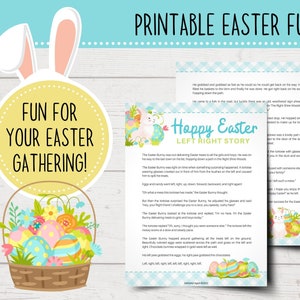 Printable Easter Left Right Game | Easter Left Right Story | Easter ...