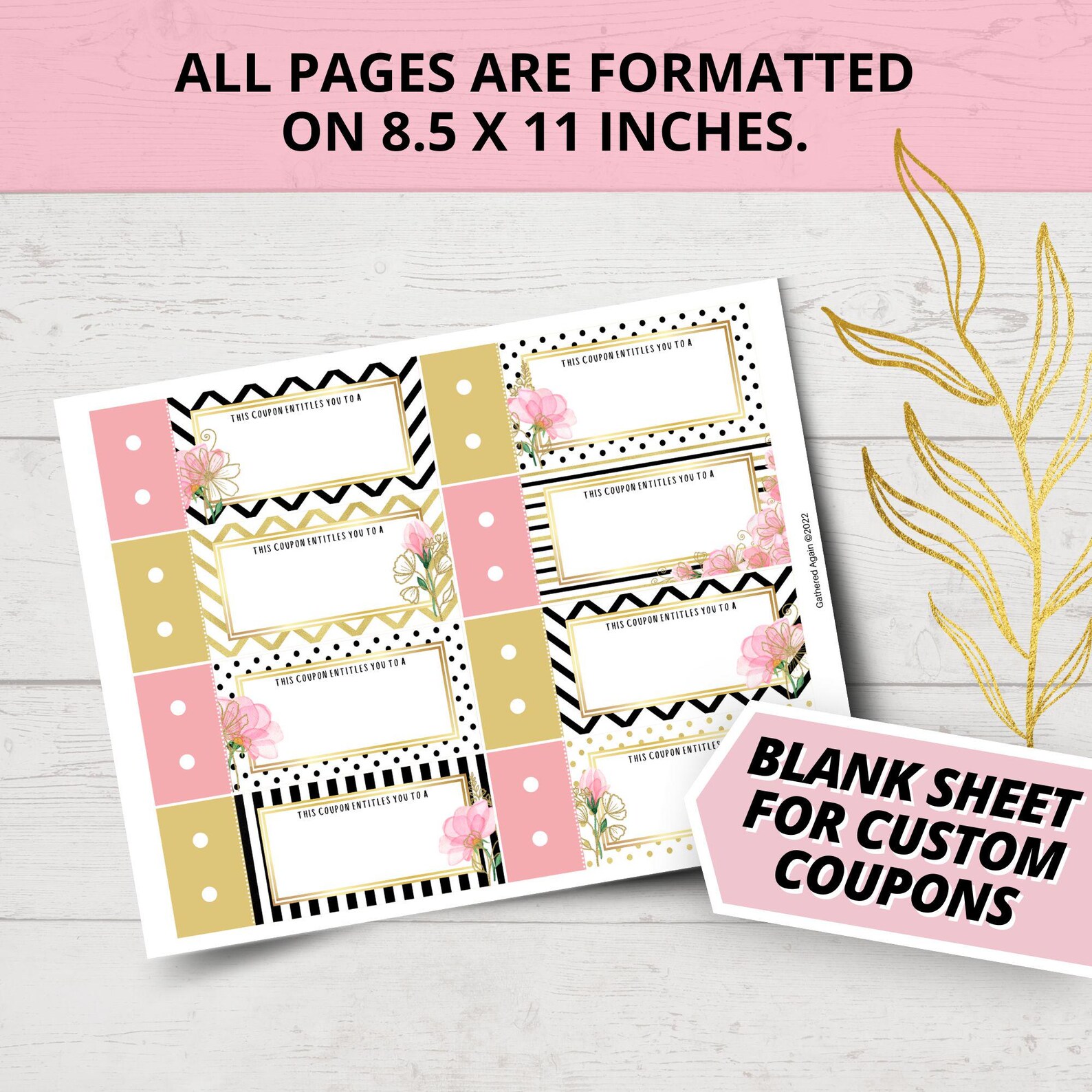 Printable Birthday Coupon Book for Her | Best Friend Coupons | Mom ...