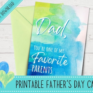 Printable Father's Day Card | Funny Father's Day Card | Funny Birthday ...