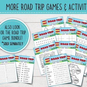 Printable Road Trip Bingo Game | Road Trip Bingo for Kids | Printable ...