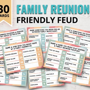 Queerelle pour réunion de famille Jeu | Réunion de famille Questions familiales | Jeux de réunion de famille imprimables | Jeux amusants pour les réunions de famille