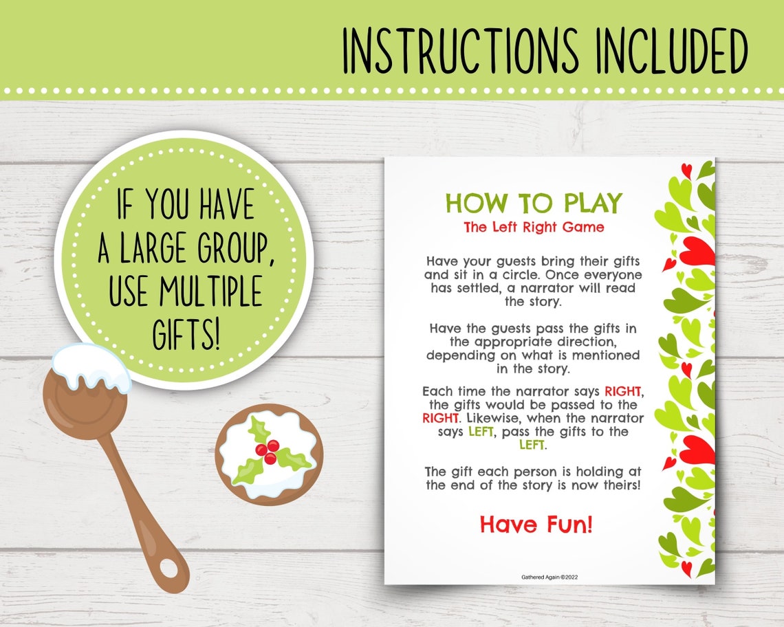 Grinchmas Cookies Christmas Left Right Game | Printable Grinch Left ...