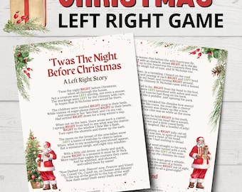 Twas the Night Before Christmas Left Right Story | Christmas Pass the Gift Game | Christmas Gift Exchange Game | Christmas Party Games