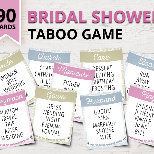Bridal Shower Games - Etsy
