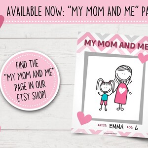 Printable My Dad and Me Drawing Page for Kids | Father's Day Gifts for ...