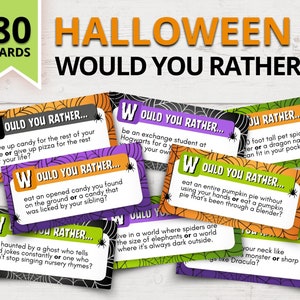 Halloween Zou je liever vragen hebben | Halloween Zou je liever | Grappige Halloween-feestspellen | Gezinsvriendelijke Halloween-spellen voor kinderen