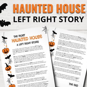 The Most Haunted House Halloween Left Right Game | Halloween Left Right Story | Halloween Party Games | Halloween Games for Kids