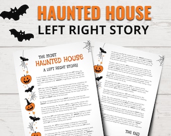 The Most Haunted House Halloween Left Right Game | Halloween Left Right Story | Halloween Party Games | Halloween Games for Kids