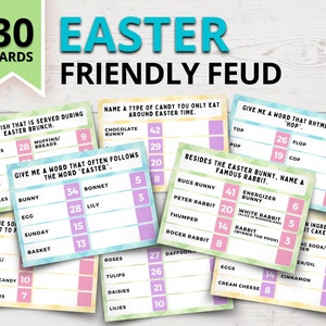 Printable Easter Feud Game | Easter Family Feud-style Questions ...