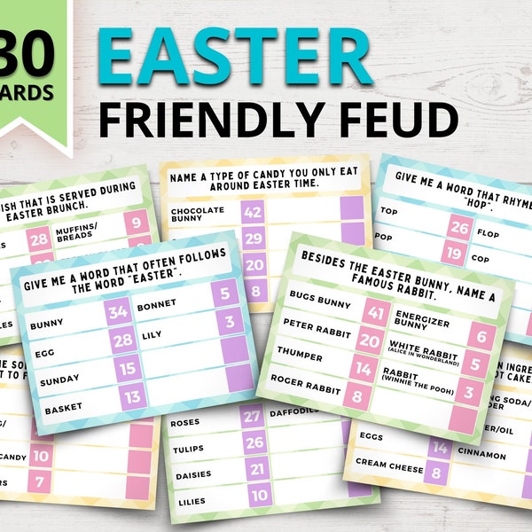 Easter Family Feud - Etsy
