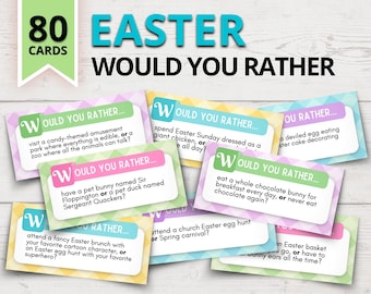 Easter "Would You Rather" Questions | "Would You Rather" Easter Edition | Easter Party Games for Kids | Easter Games for Kids