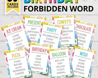 Birthday Forbidden Words Game | Funny Birthday Word Game | Funny Birthday Party Games | Birthday Games for Kids | Birthday Games for Adults