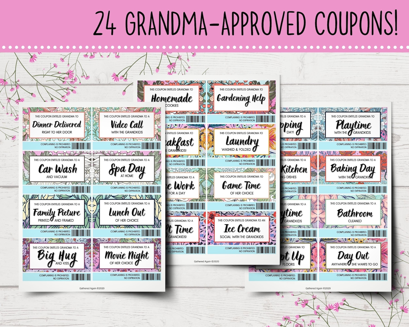 Printable Grandma Coupons Printable Coupons for Grandma Coupon Book Printable Gifts for Printable Grandma Coupons Printable Coupons for Grandma Coupon Book Printable Gifts for