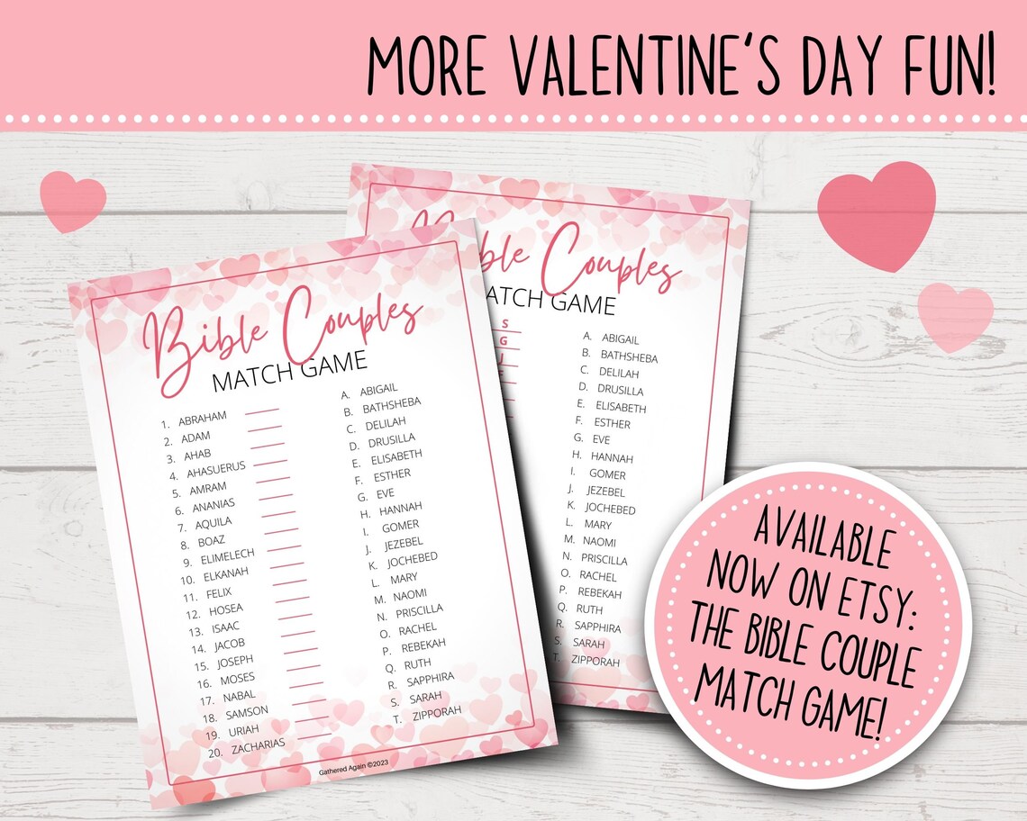 Love Bible Verses Match Game Bible Verses Quiz Bible - Etsy