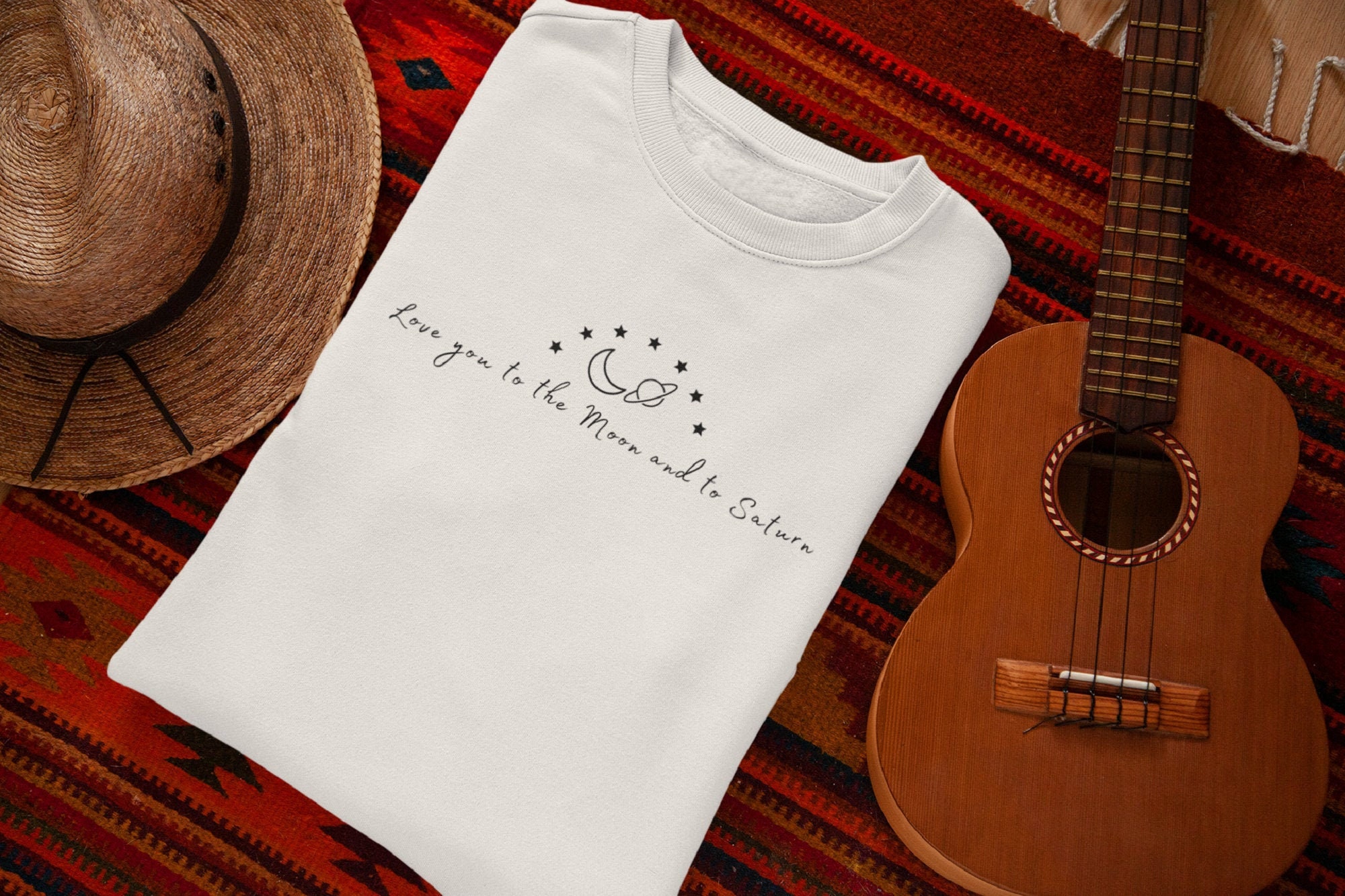 Love you to the moon and to saturn sweatshirt Clearance