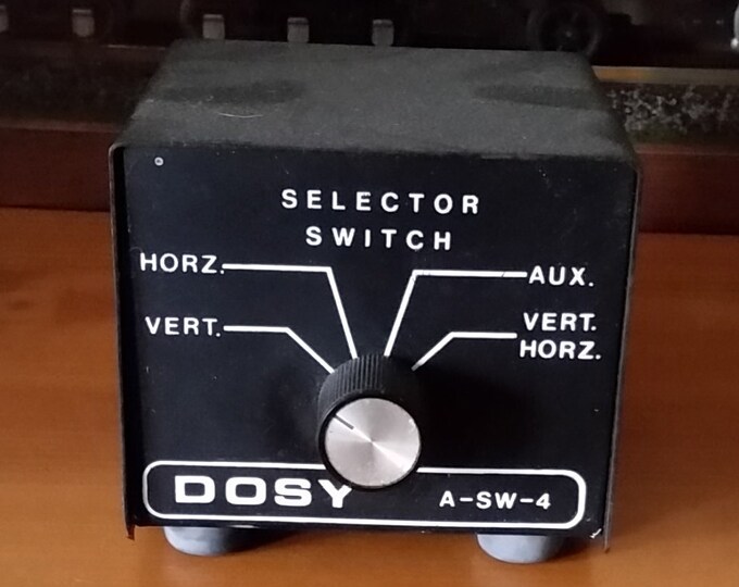 Dosy Selector Switch Coax / Antenna / Radio Etsy