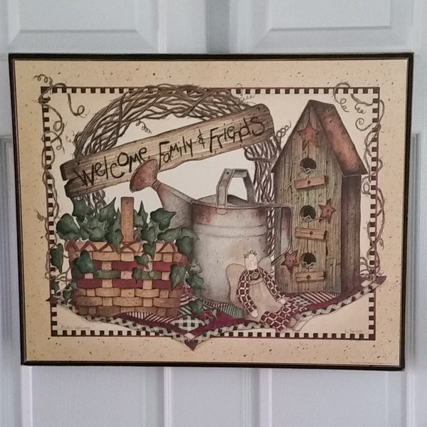 Primitive ** Country ** Print ** by L Spivey