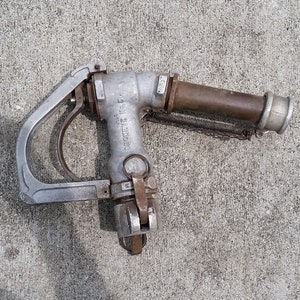 RARE Vintage Brass OPW CINO 327 Gas Pump Nozzle Steam Punk