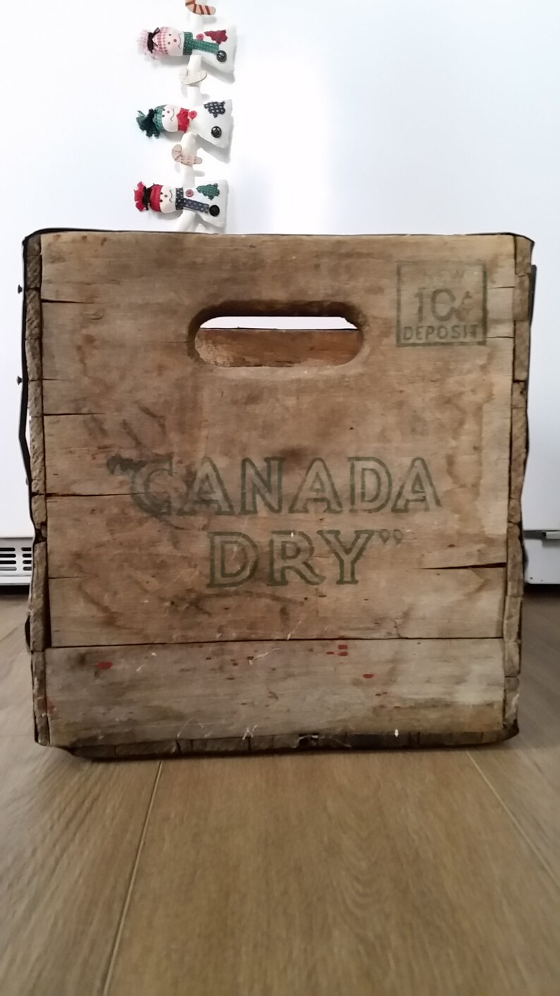 Vintage Canada Dry Box Crate Circa 1960s Etsy