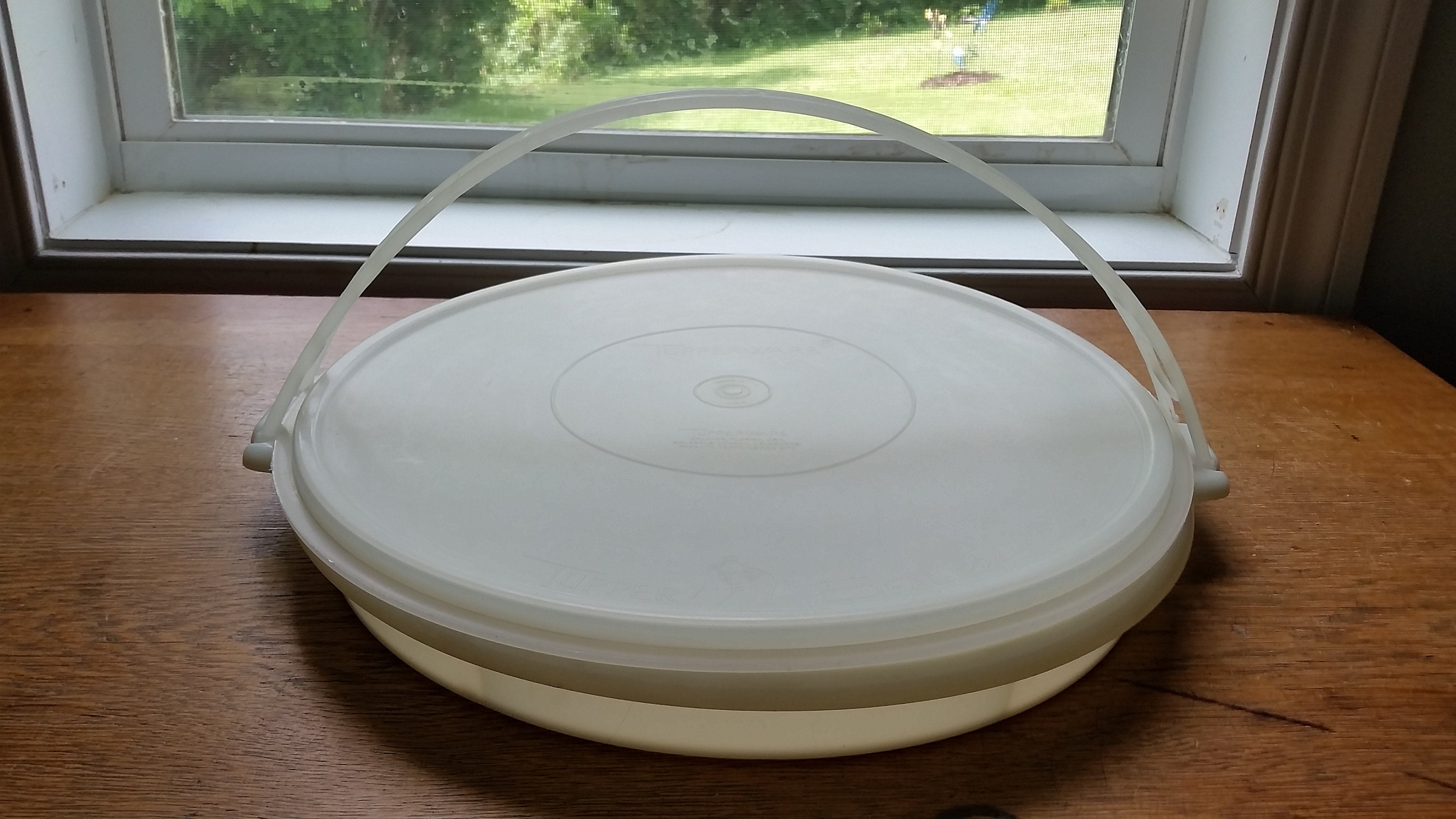 Tupperware divided tray with TUPPER SEAL lid and handle Etsy.de
