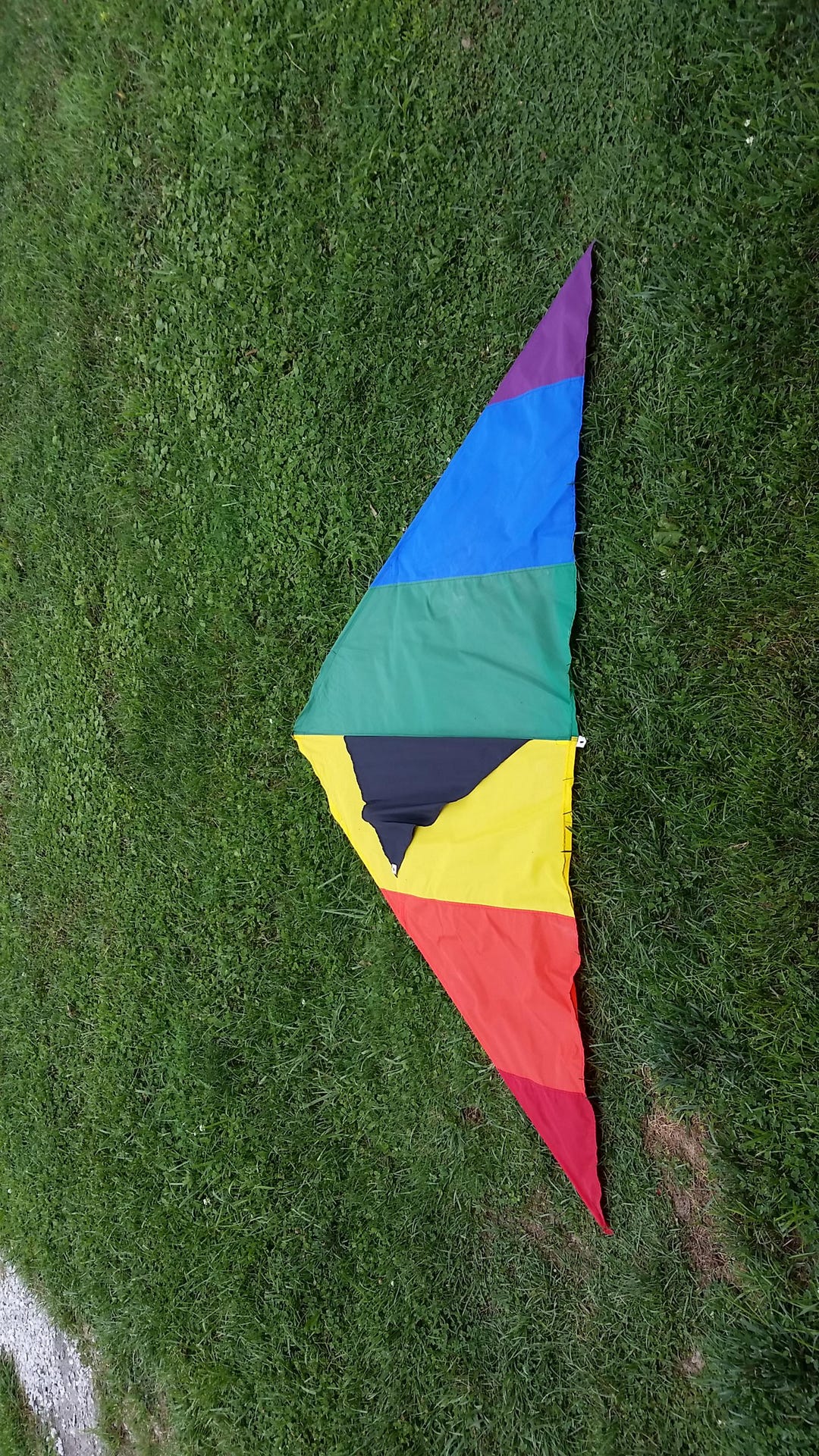 Rainbow Rider Kite - Etsy