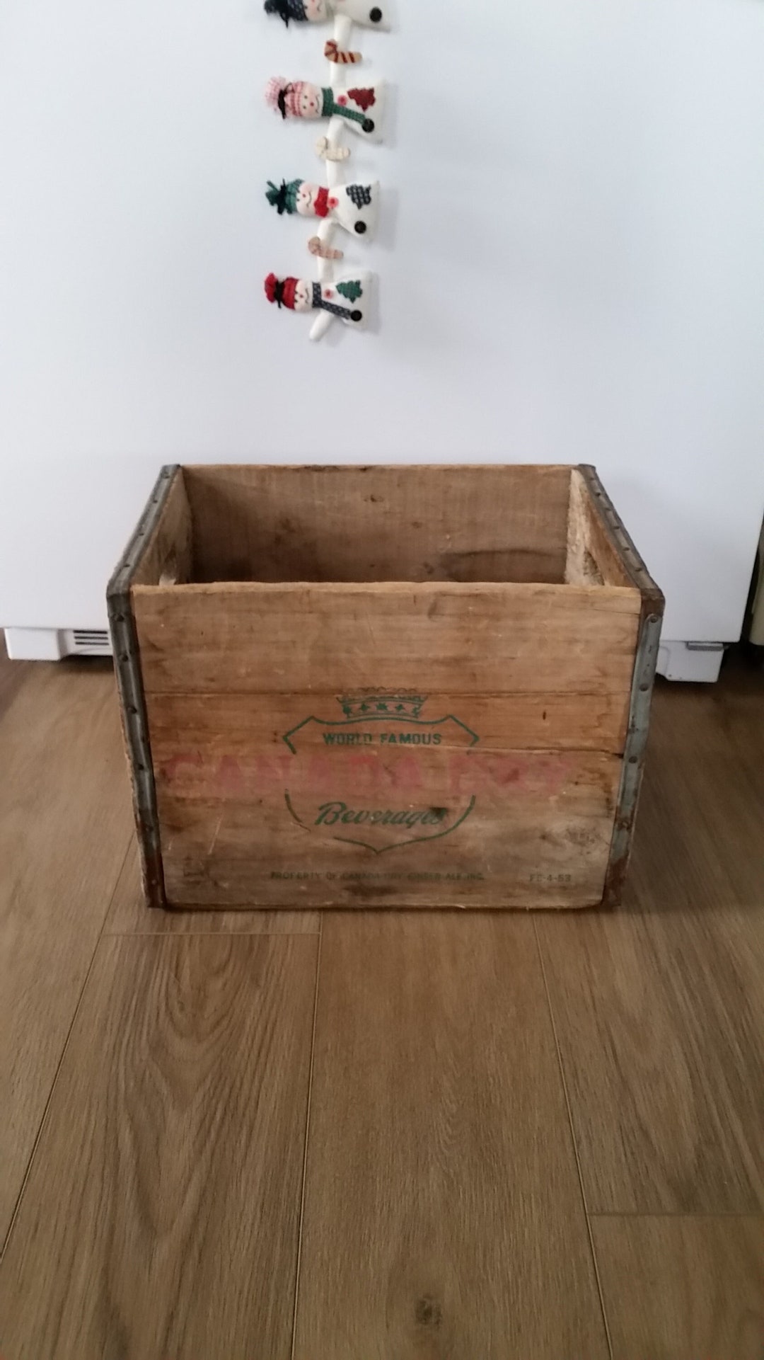 Vintage Canada Dry Box Crate Circa 1960s Etsy