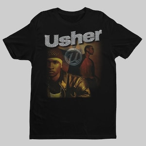 ヴィンテージ Usher OMG Tour 2010 ツアーTシャツ XL 2010 Usher OMG American Concert Tour Coming Soon Rap Tee
