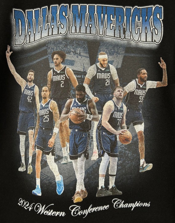 T-shirt di ispirazione vintage dei Dallas Mavericks: mostra il tuo