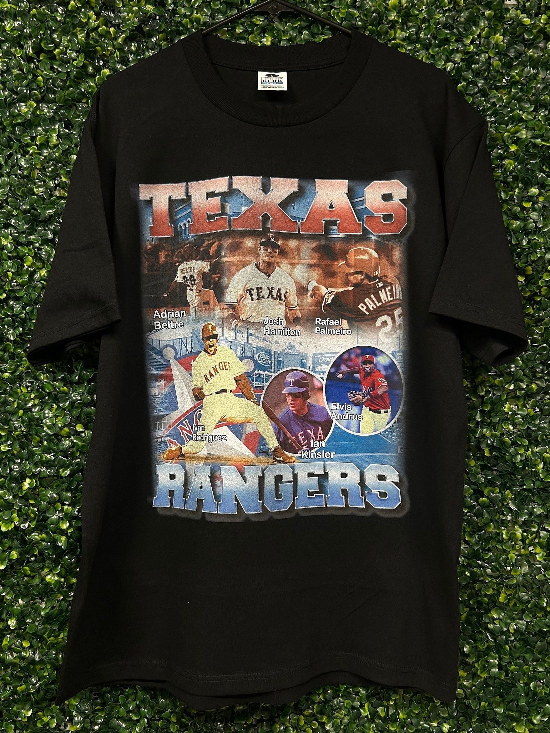 Men's Texas Rangers Mexican Cool Base Jersey - All Stitched