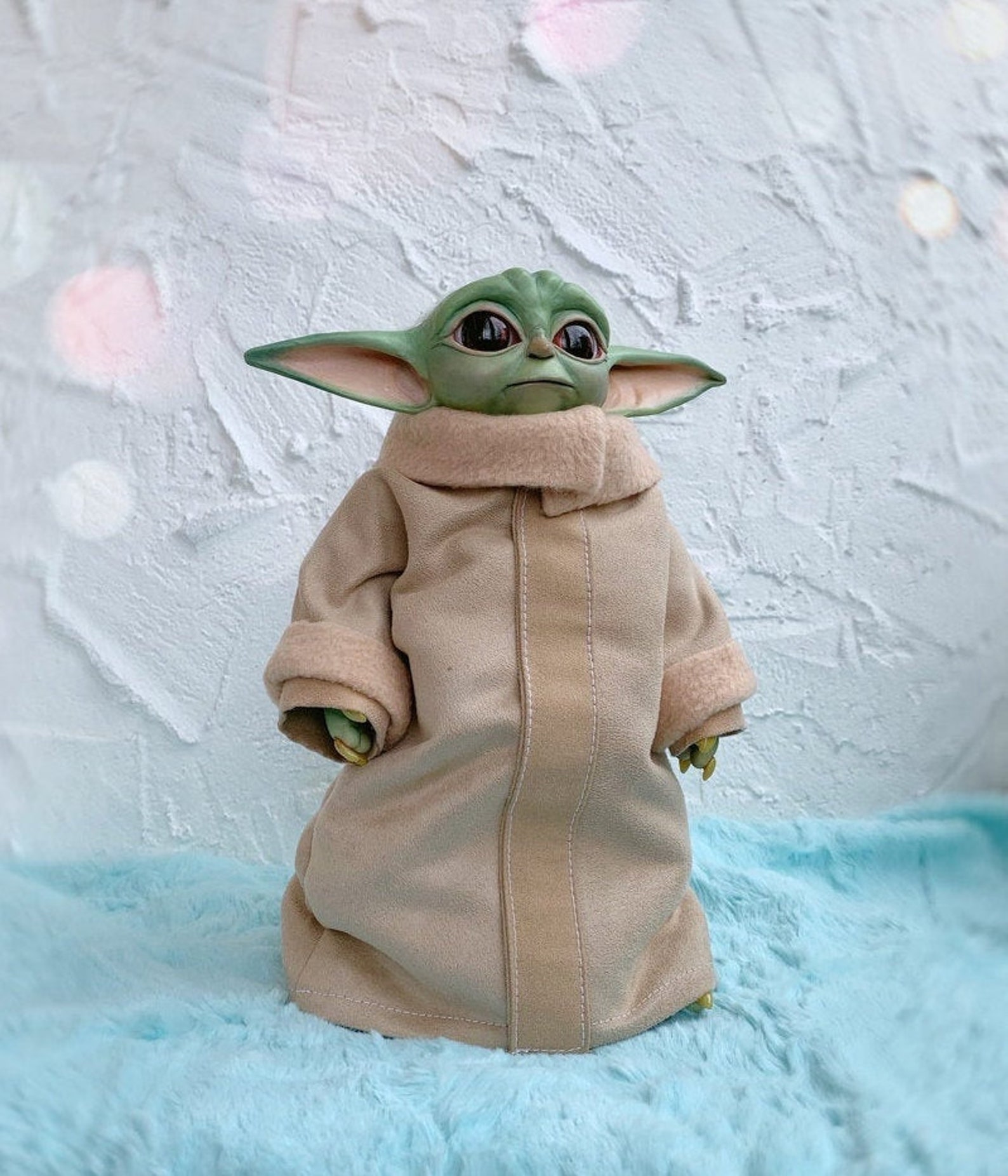 Baby master yoda Mandalorian Star Wars Baby Yoda Doll OOak Etsy