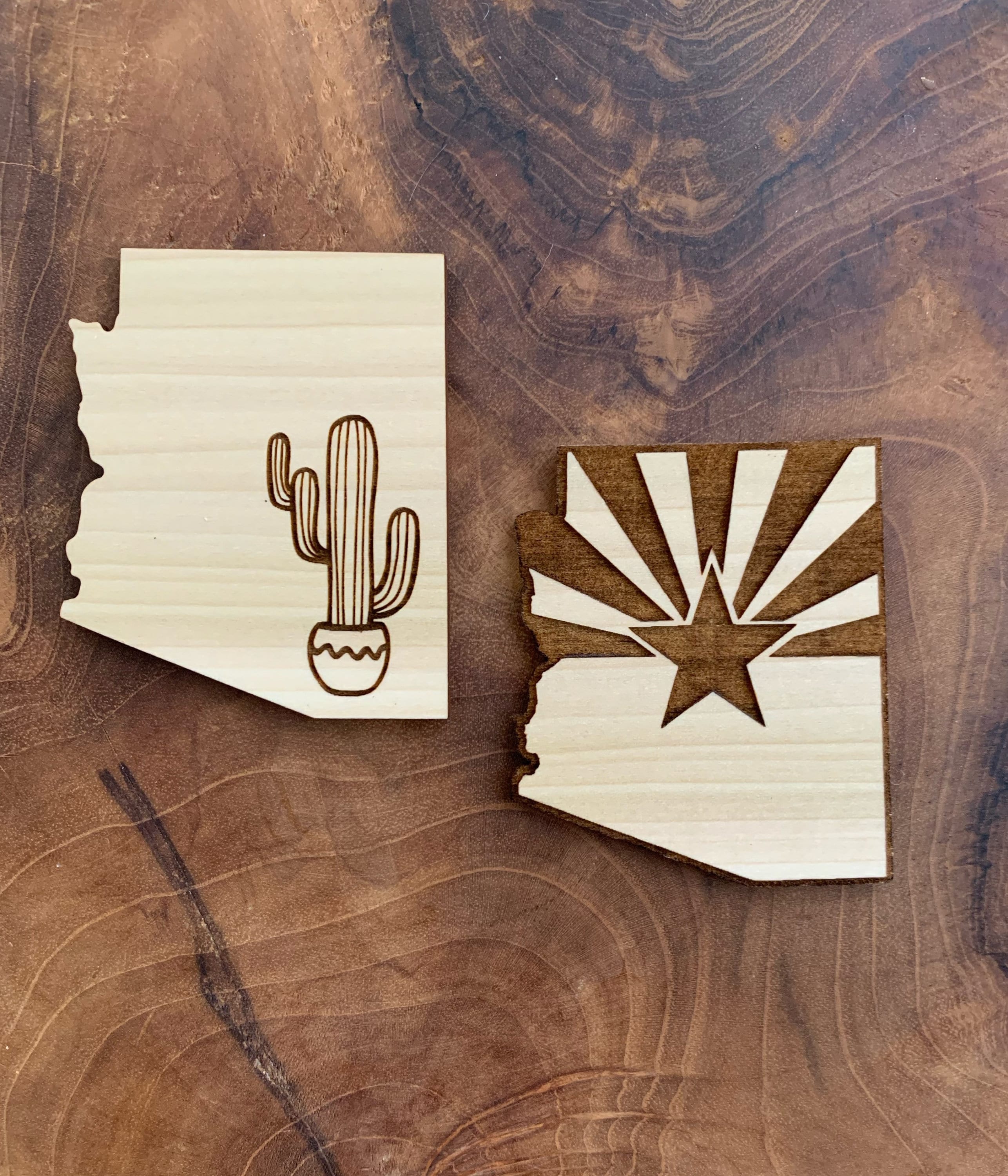 Arizona Arizona State Flag Saguaro Cactus Etsy