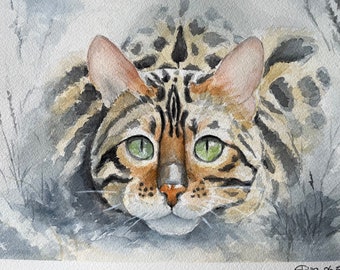 Cat Watercolor