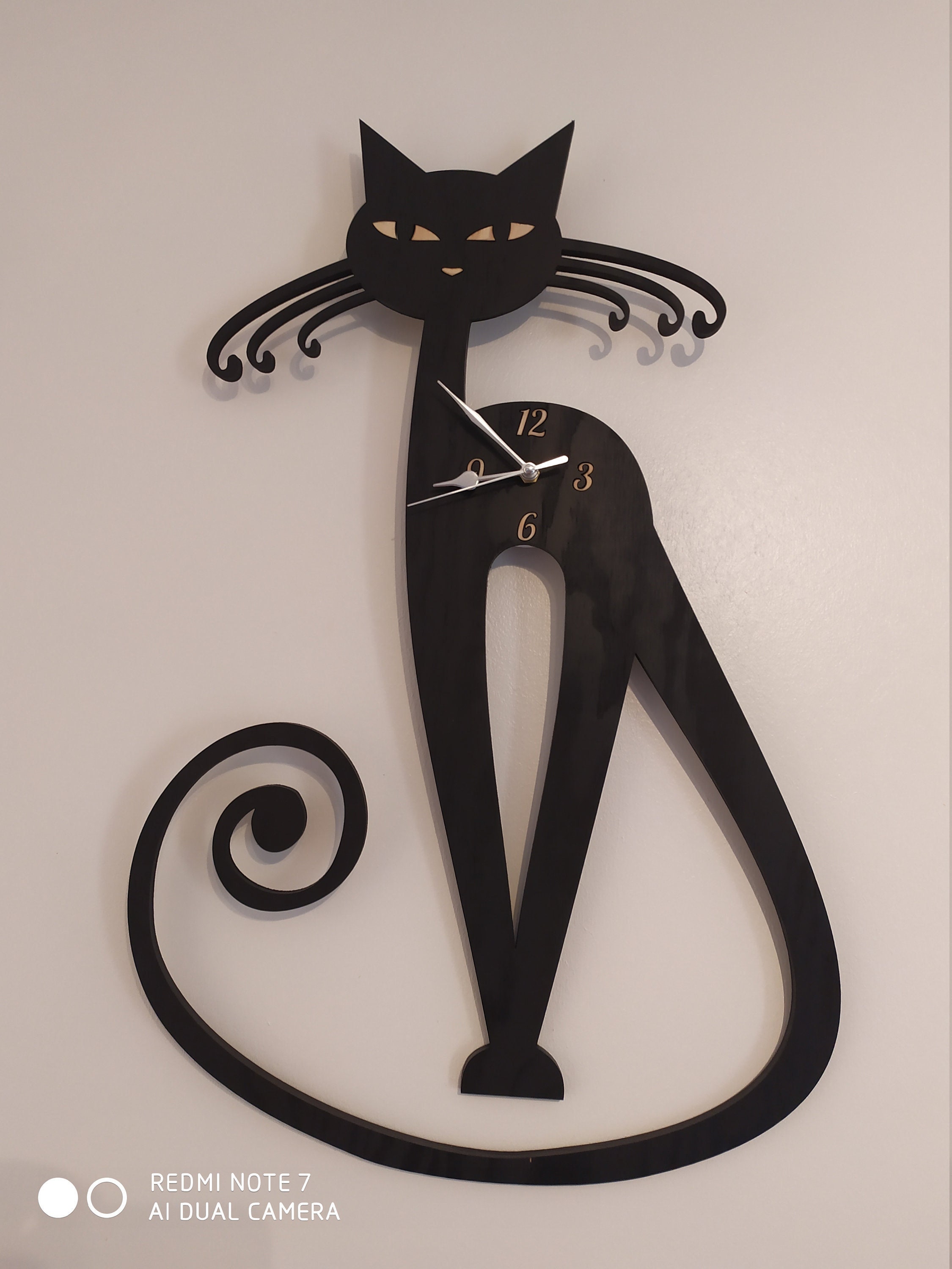 Horloge Chat