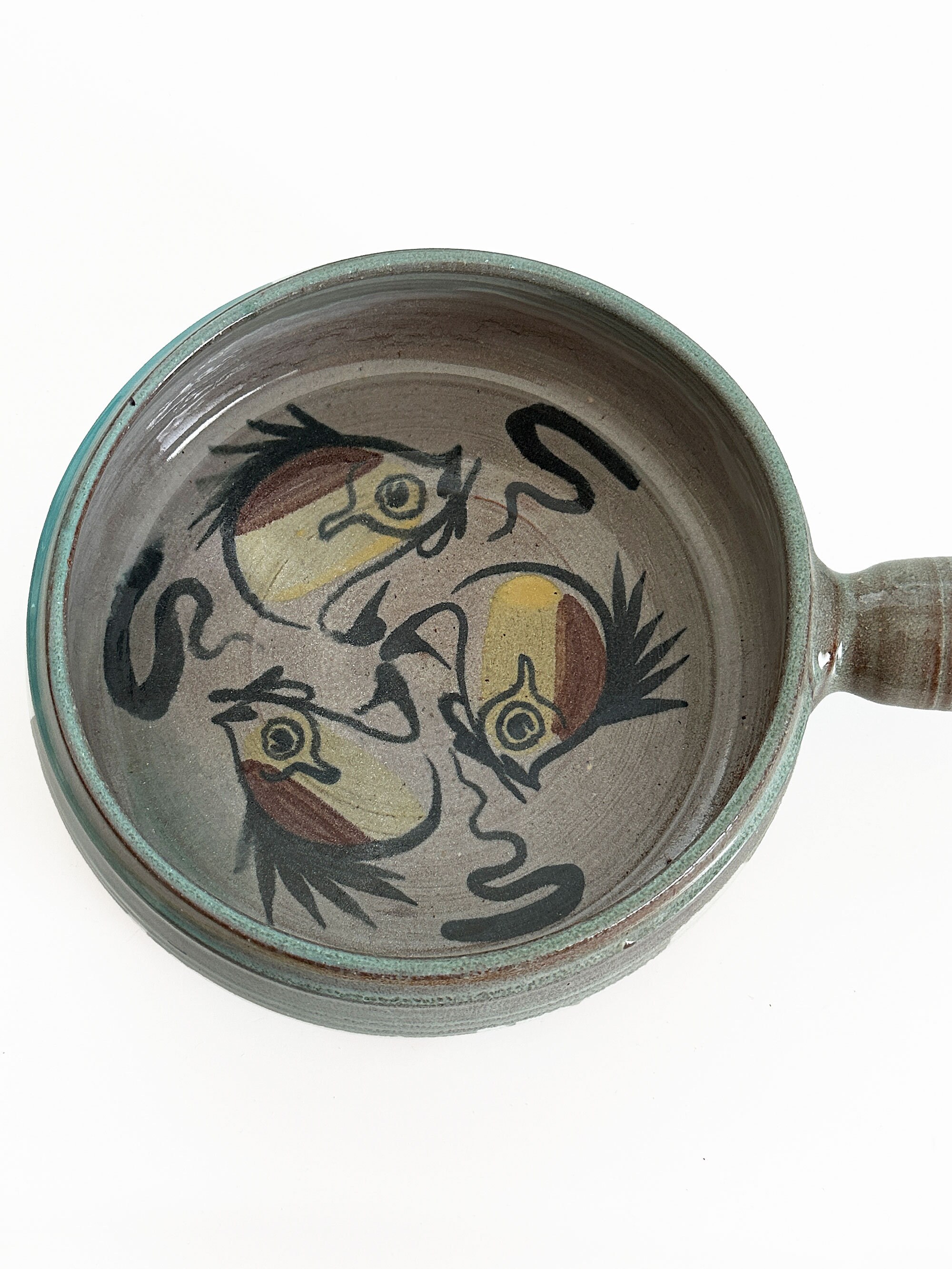 Vintage Merritt Island Pottery 1950 Fish Crock Casserole With Etsy