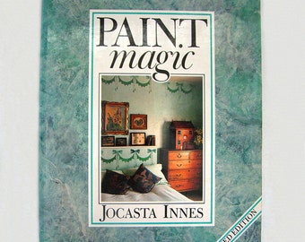 Paint Magic Jocasta Innes Art Interior Design Decorating Revised Edition Vintage Book