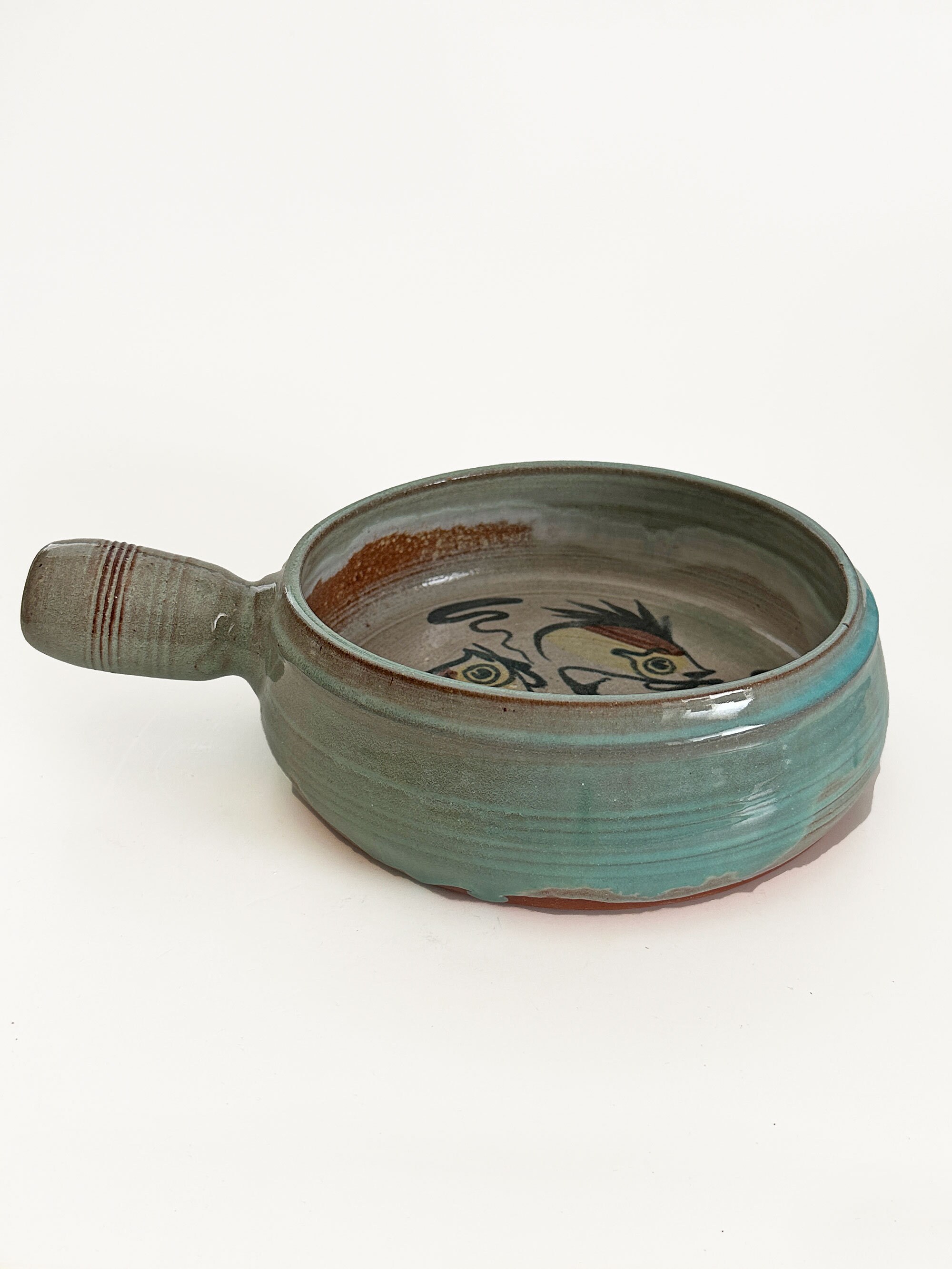 Vintage Merritt Island Pottery 1950 Fish Crock Casserole With Etsy