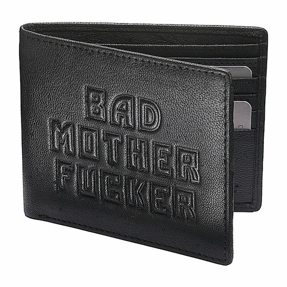 20-60代 人気ファッションブランド BAD MOTHER FUCKER Real Leather Wallet, - Bad Wallets 小物