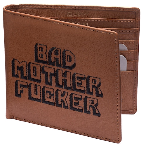BAD MOTHER FUCKER Real Leather Wallet, - Bad Wallets® Licensed