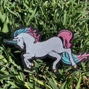 Big Unicorn Patch 6 Inch Iron on Patch Unicorn Girlsunicorn - Etsy