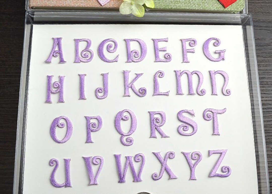 Alphabet Patch 1 Inch, Letter Patch Alphabet Iron on Patch, Patch ...