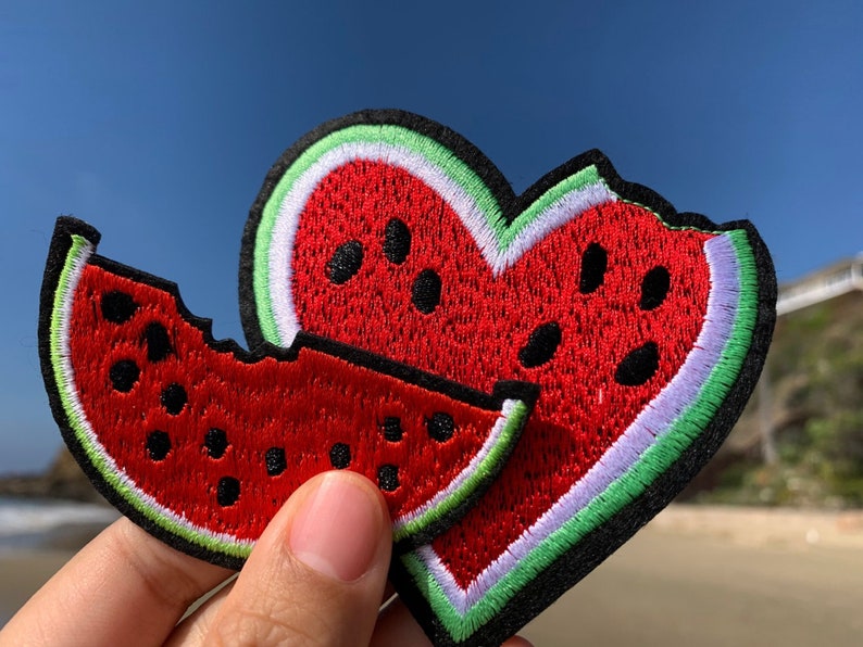 Watermelon Iron On Patch2PCS Summer Patch Embroidery Patch Etsy